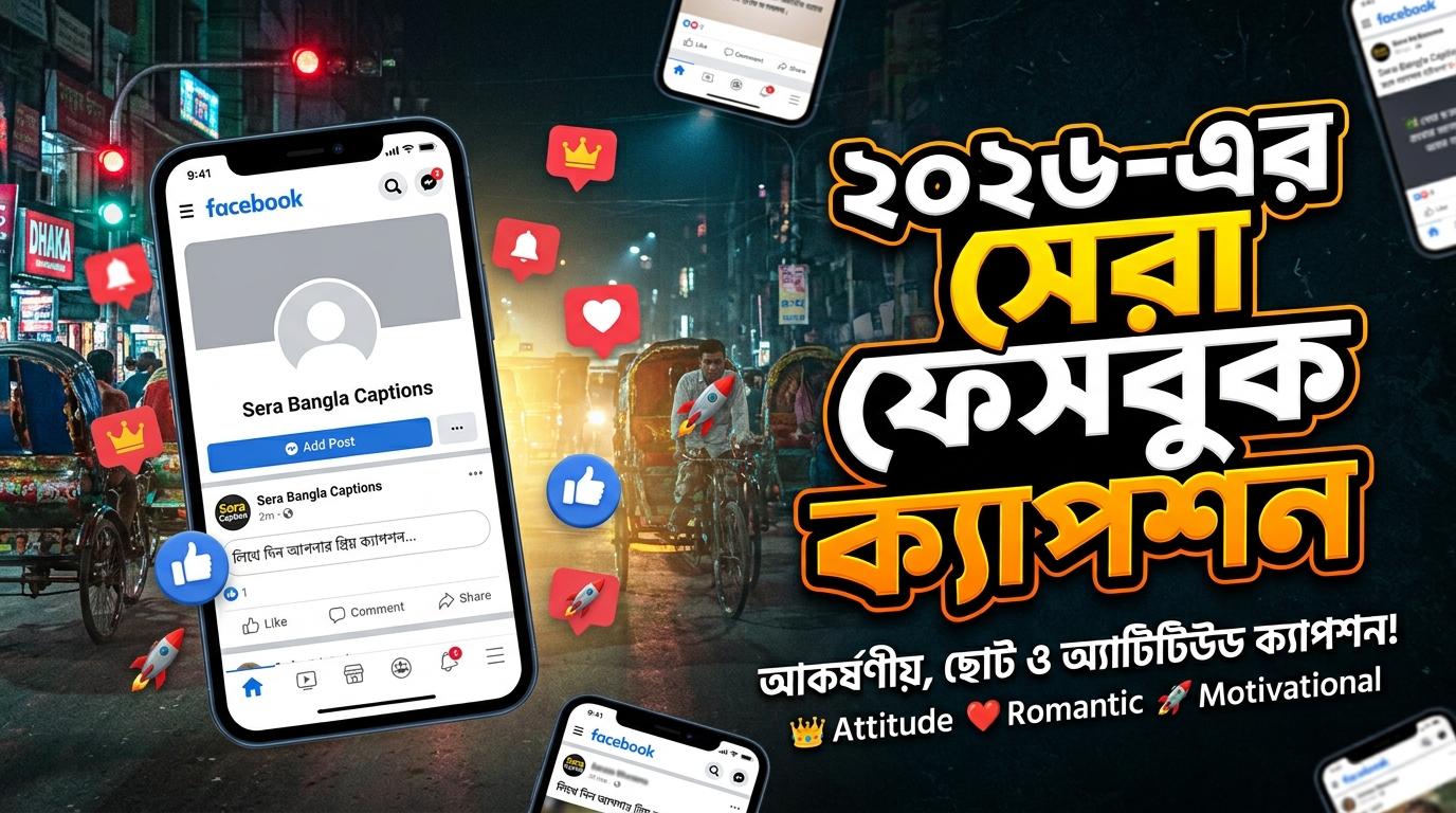 বাংলা ক্যাপশন ফেসবুকের ছবির জন্য: বাছাই করা